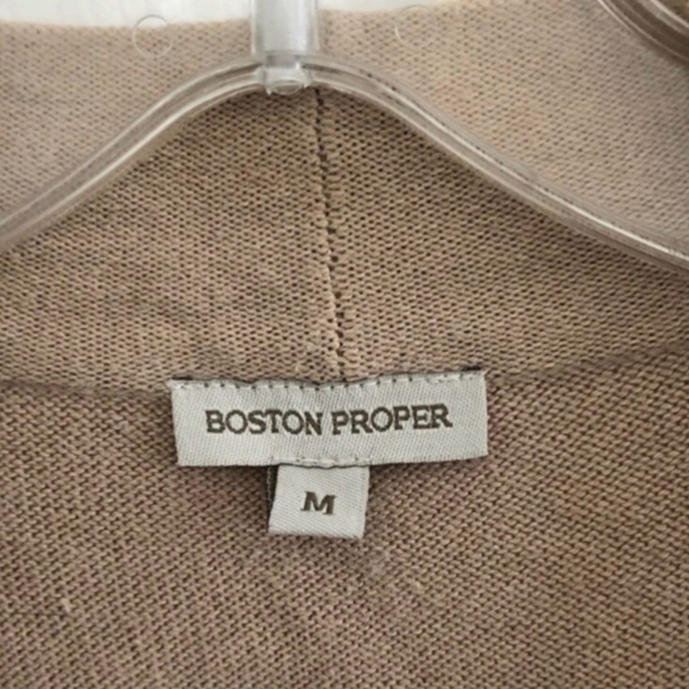 Boston Proper Open Long Cardigan - Picture 3 of 4